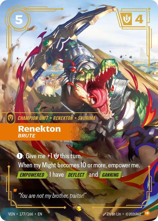 Renekton, Brute (Overnumbered) (177/166) [Vendetta]