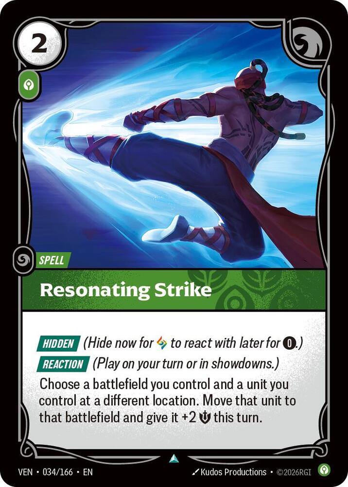 Resonating Strike (034/166) [Vendetta]