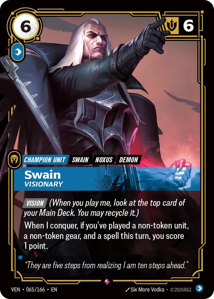 Swain, Visionary (065/166) [Vendetta]
