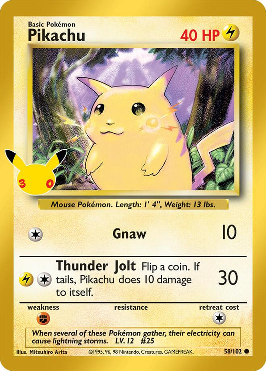 Pikachu (58/102) [ME: 30th Celebration Classic Collection]