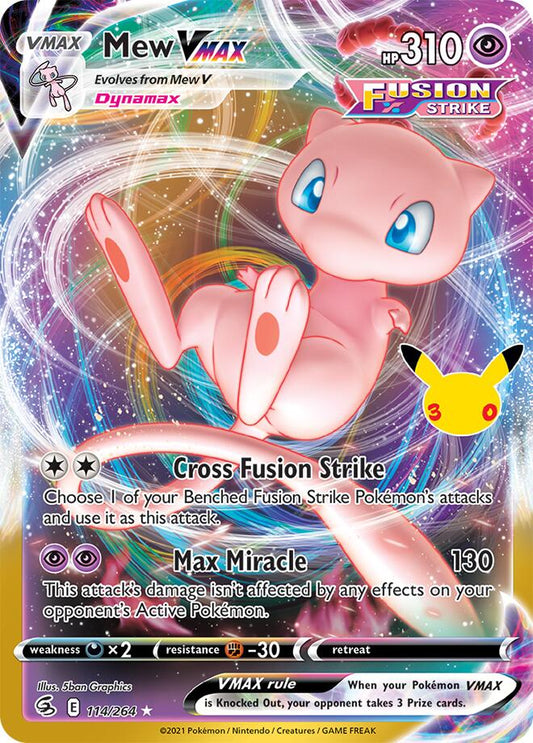 Mew VMAX (114/264) [ME: 30th Celebration Classic Collection]