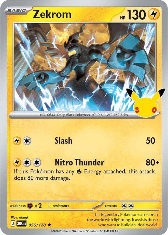 Zekrom (056/128) [ME: 30th Celebration]