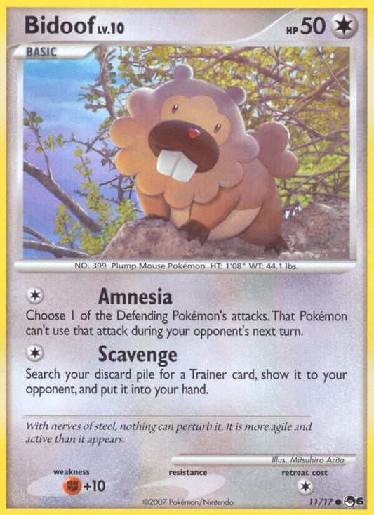 Bidoof (011/017) [POP Series 6]