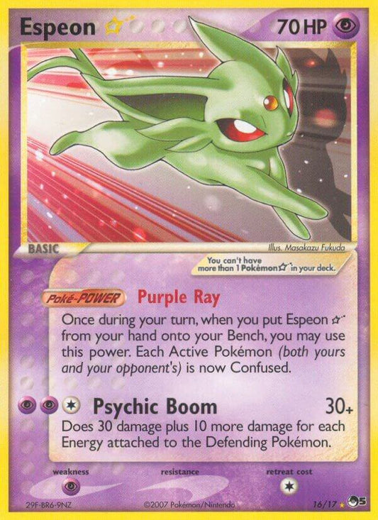 Espeon Star (016/017) [POP Series 5]