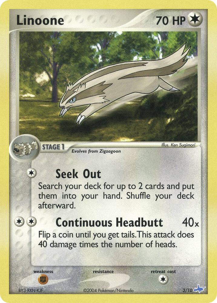 Linoone (3/10) [EX Trainer Kit 1 Latias and Latios]