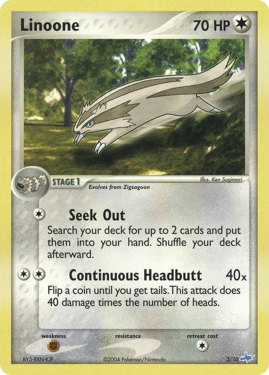 Linoone (3/10) [EX Trainer Kit 1 Latias and Latios]