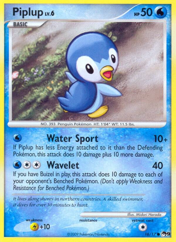 Piplup (016/017) [POP Series 9]