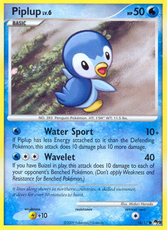 Piplup (016/017) [POP Series 9]