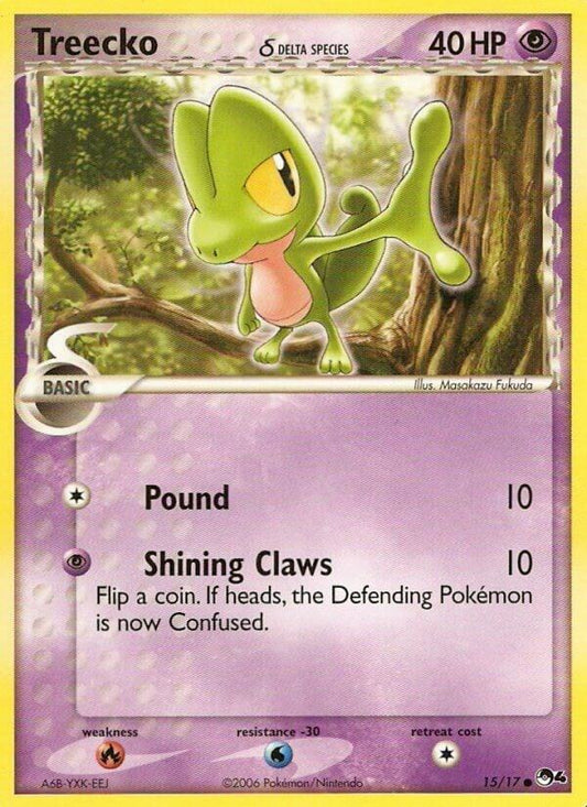 Treecko (Delta Species) (015/017) [POP Series 4]