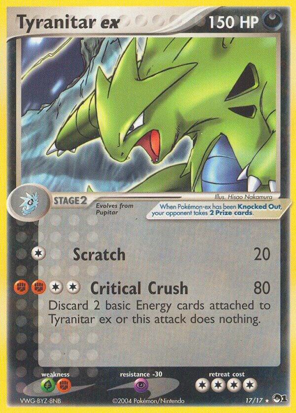 Tyranitar ex (Holo) (017/017) [POP Series 1]