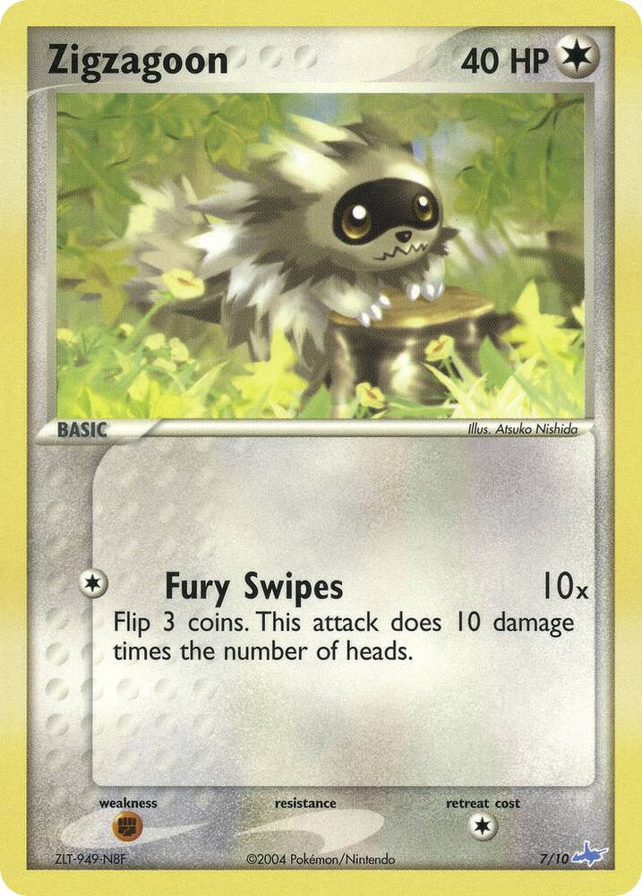 Zigzagoon (7/10) [EX Trainer Kit 1 Latias and Latios]