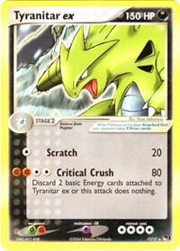 Tyranitar ex (Non-Holo) (017/017) [POP Series 1]